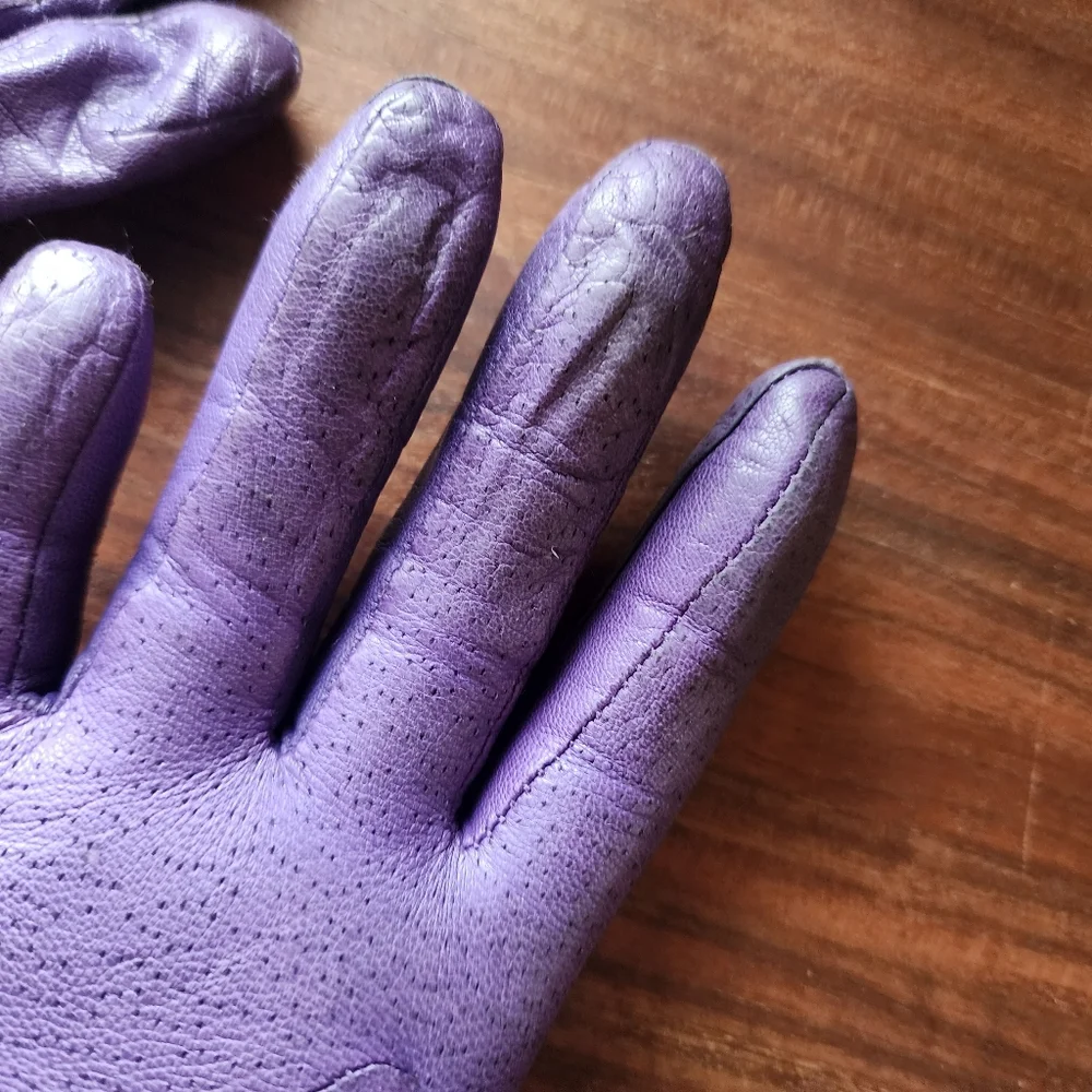 fownes vintage purple